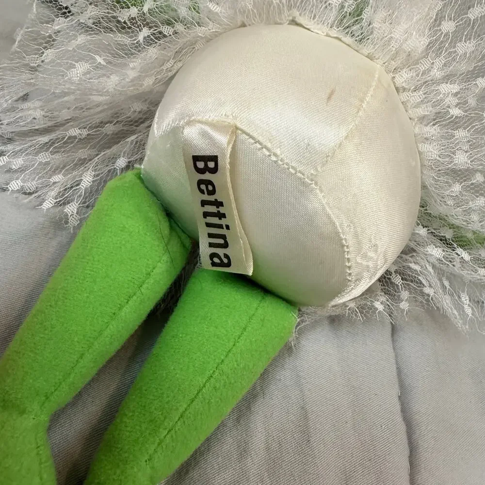 Russ Berrie Vintage Bettina Frog Ballerina Plush Toy Doll Stuffed Animal